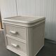 Vintage Rattan, Bamboo Night Stand Off-White, 70/80s