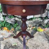 Small pair of Regency style mahogany bedside tables, 20th century period
