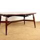 Table haute et basse Danoise en teck et bois laqué marron, modèle Smørrebrø