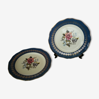 2 assiettes plates L'Amandinoise St Amand