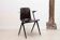 Galvanitas S22 ebony and black chair with armrests