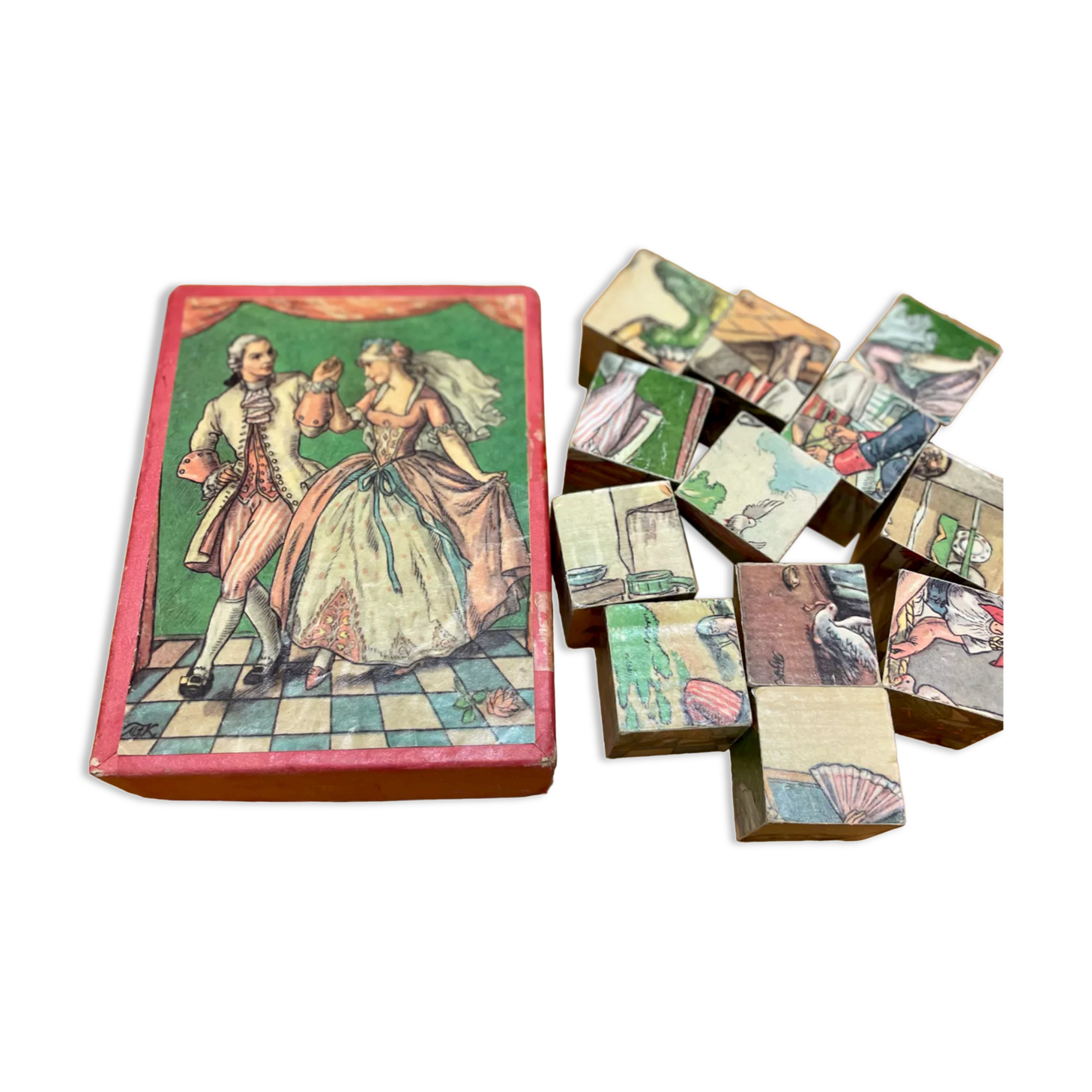 Old wooden toy for children