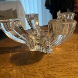 Bougeoir cristal signé