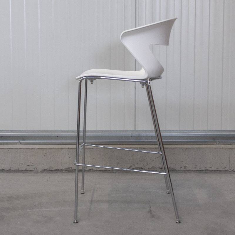 Kicca Stool High Stool from Kastel in White plastic