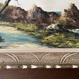 Oil on seaside canvas signed L. GUERNY