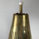 Scandinavian brass hanging pendant lamp by Hans Agne Jakobsson, Sweden 1960s