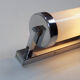 Functionalist chrome wall lamp, 1930s