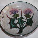 2 Hollow plates pattern with  thistles