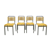 Set of 4 chairs scoubidou