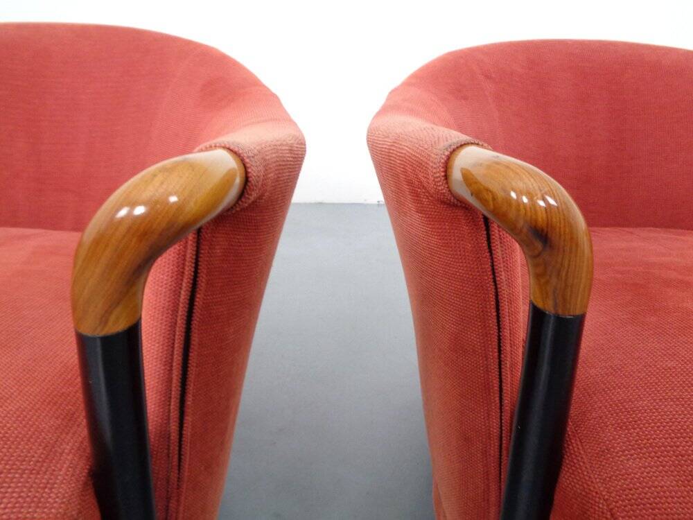 Set of Progetti Lounge Chairs by Umberto Asnago for Giorgetti, 1980s, Set of 2