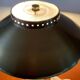 Rare Vintage Brass And Teak Table Lamp Borden's Boras Model 8445, 1940's
