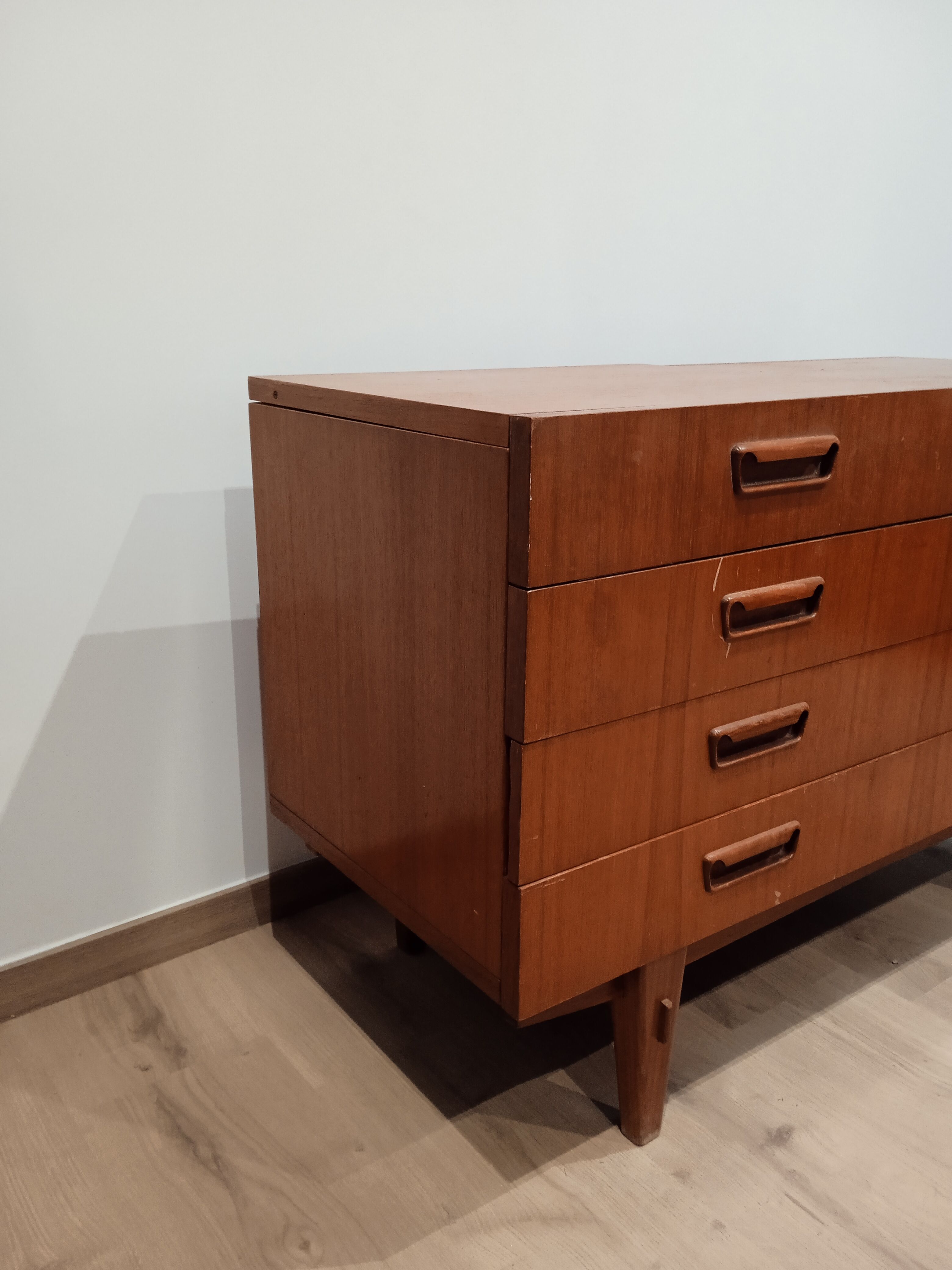 Chest of drawers tea table 60s scandinavian style