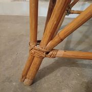 Chaise haute en rotin,  bambou