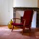 Chair binds Scandinavian red wine