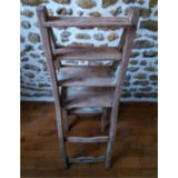 Chaise escabeau ancienne