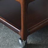 Mid-Century Modern Danish Serving Trolley in Rosewood by Henning Korch for