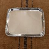 Small silver metal tray