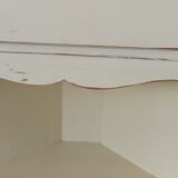 White corner cabinet Sweden 70s