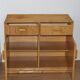 Commode en rotin vintage