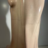 'The Kiss' sculpture by CRIS AGTERBERG, crackled ceramic, Art Deco, ca 1940