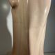 'The Kiss' sculpture by CRIS AGTERBERG, crackled ceramic, Art Deco, ca 1940