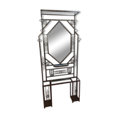 Wrought iron cloakroom art deco style