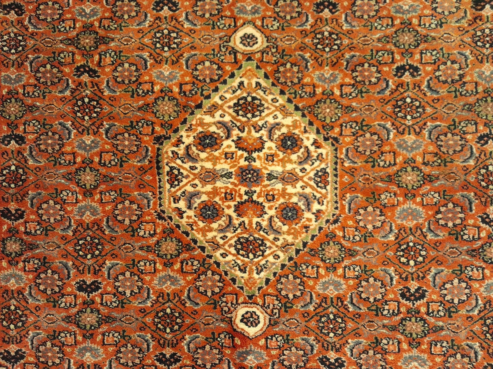 Handmade indo-bidjar rug 183x131cm