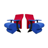 Paire de fauteuils 1995