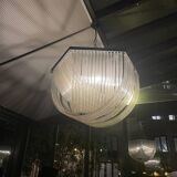 Lustre en verre drapé