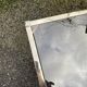 VINTAGE 1970 RECTANGULAR COFFEE TABLE GOLDEN SMOKED BROWN GLASS