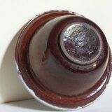 19th century enamelled earthenware salad bowl
