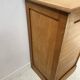 Solid oak curtain filing cabinet 20th century office furniture