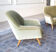 Danish chair club organic years soft 50 green glossy