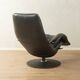 JR-7360 Yoga Relax armchair by JORI, 1980s, black leather