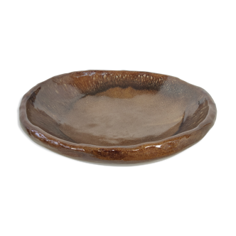 large vintage ceramic fruit basket Germany 1960s