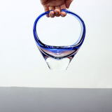 Art glass bowl by frantisek zemek for sklarna mstisov, 1960s