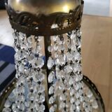 Hot air balloon chandelier with tassels