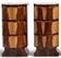 A pair of Art Deco bedside tables in beech wood & rosewood.