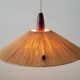Vintage sisal hanging lamp by Temde Leuchten, 1965
