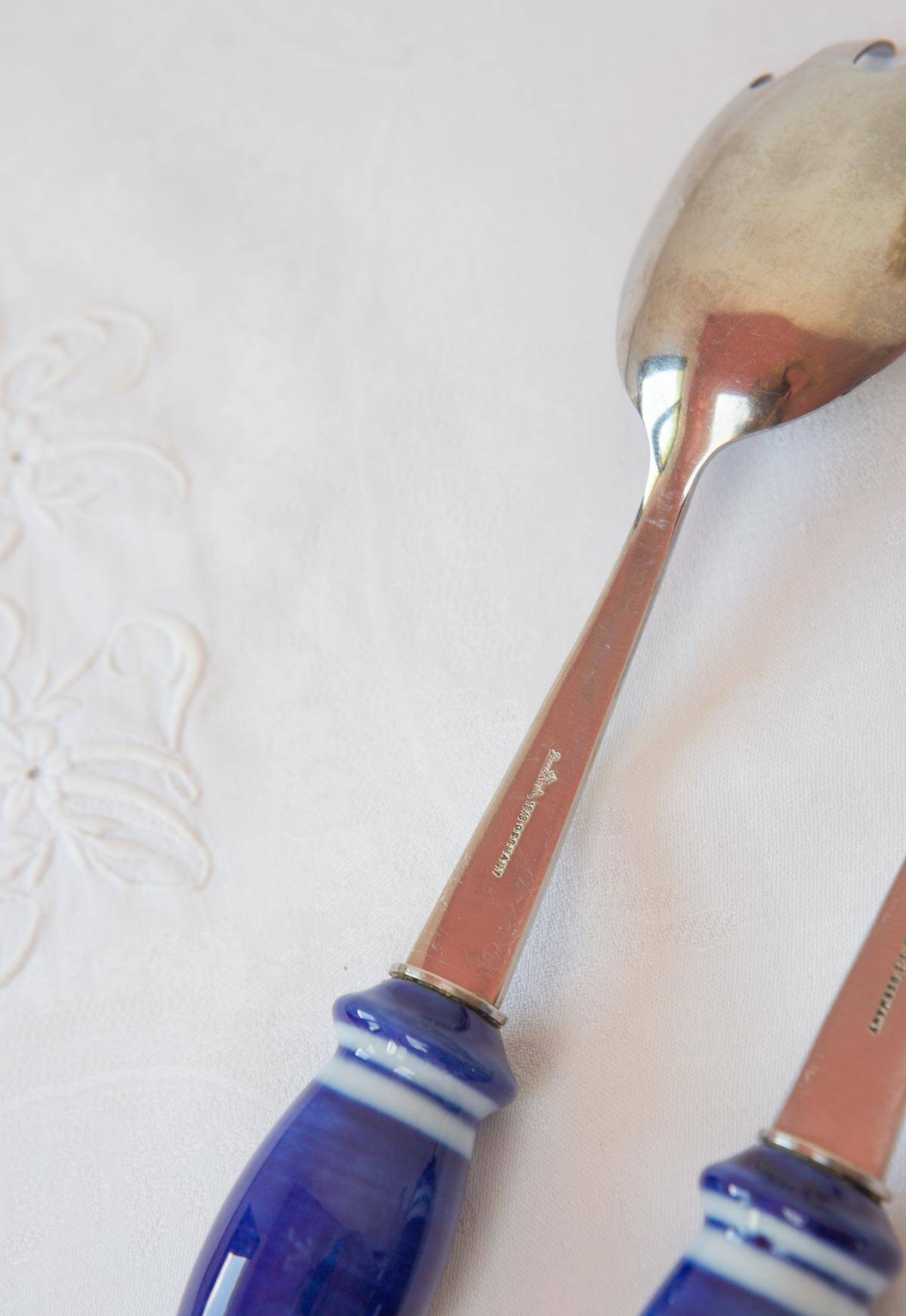 Salad cutlery set by Bjorn Wiinblad for Rosenthal Studio (NEW)