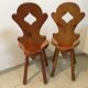 Chaises en bois pin montagnard
