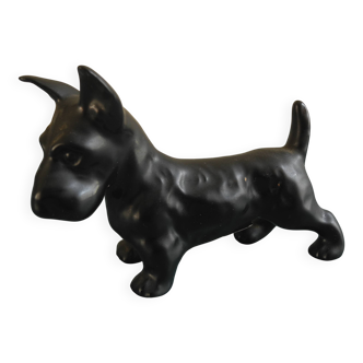 Antique Royal Dux Bohemian Porcelain Dog Figurine