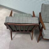 Pair of Scandinavian Thonet armchairs