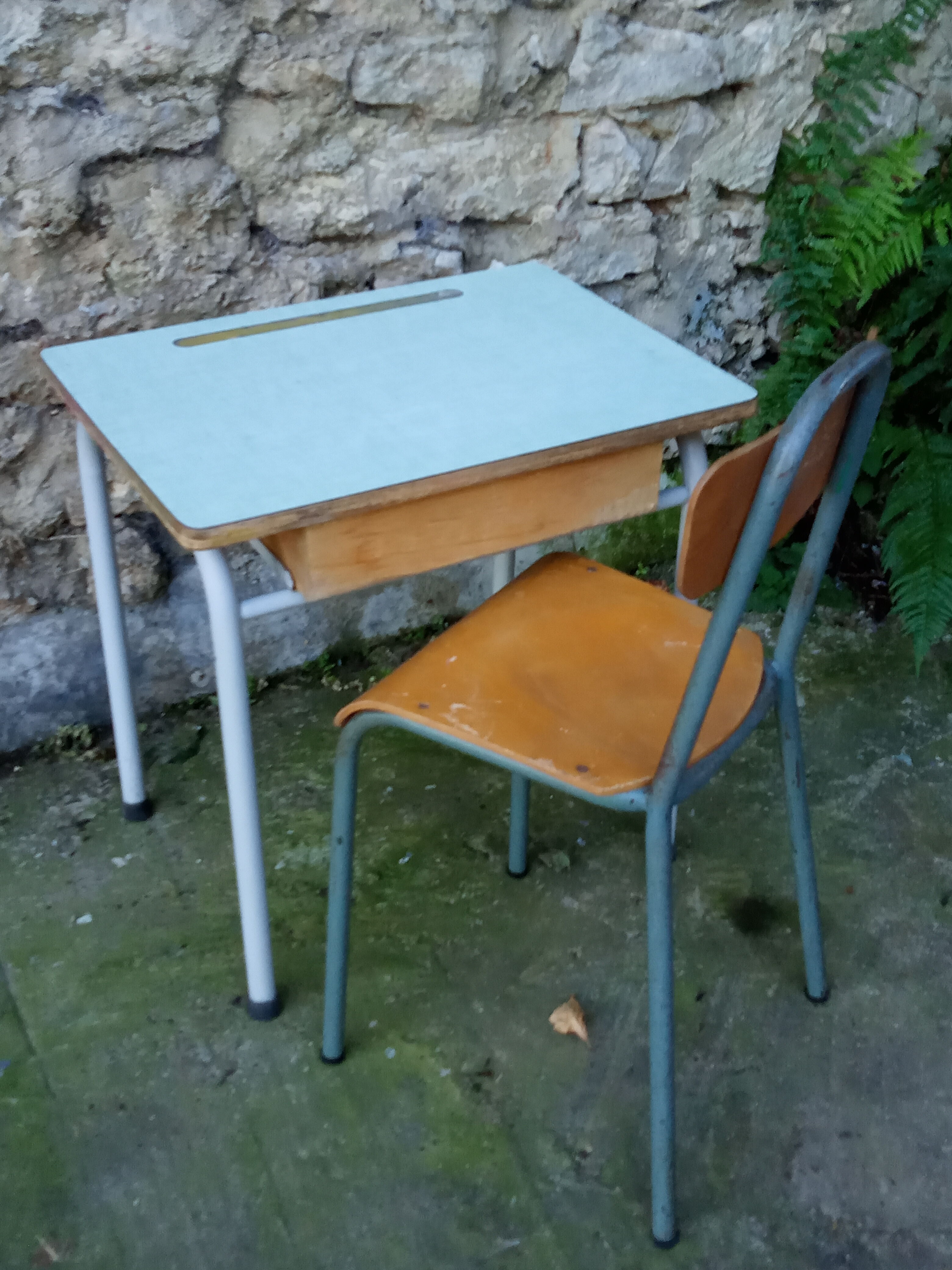 Vintage child's desk in formica