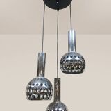 Vintage Symphonie cascade pendant lamp Euroline Belgium 1970s