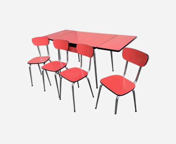 Formica Kitchen Table And Chairs Set Selency Formica Kitchen Table And Chairs Set, Formica Kitchen Table And Chairs