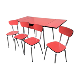 Ensemble table et chaises cuisine Formica