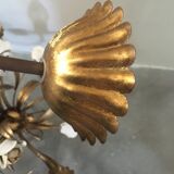 Flower wreath chandelier, 60s