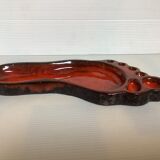 Empty pocket red ceramic footprint