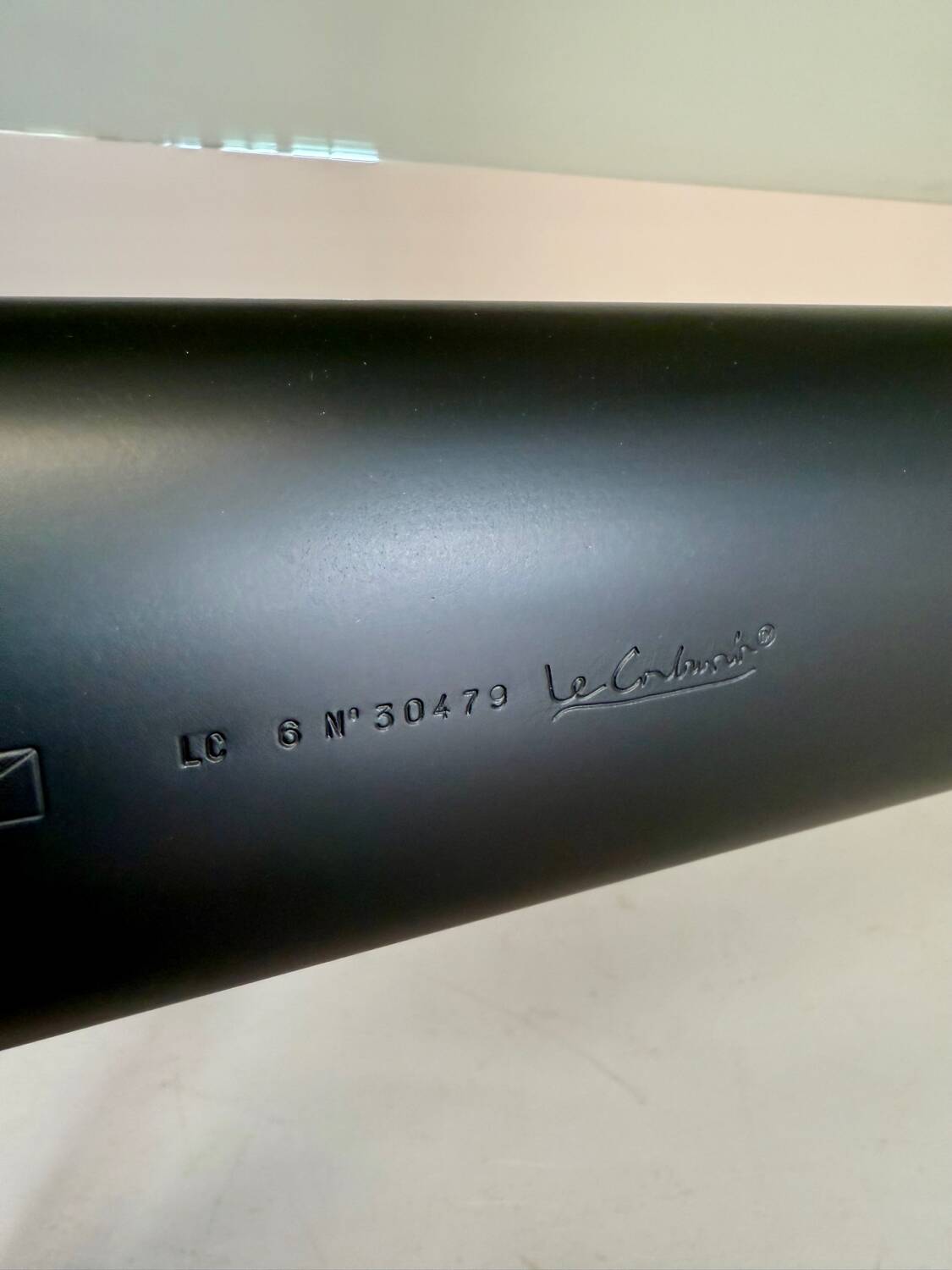 Le Corbusier Cassina LC6 vintage glass dining table